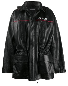 BLNCG leather parka