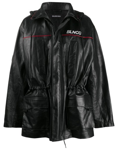 BLNCG leather parka