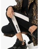 cropped striped leggings