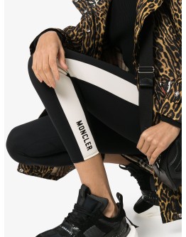 cropped striped leggings