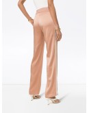 logo-waistband straight leg trousers