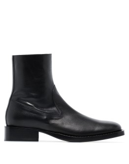 ankle zip boots