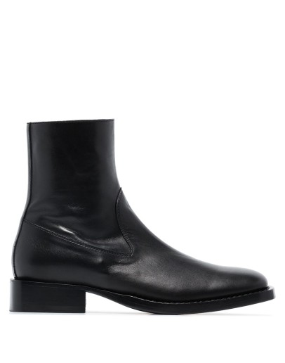 ankle zip boots