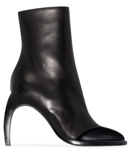 70mm curved heel boots