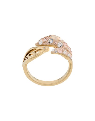 embellished leaf ring