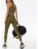 Flatter Me jacquard gym leggings