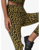 Flatter Me jacquard gym leggings