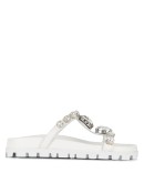crystal embellished strappy sandals