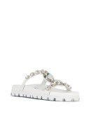 crystal embellished strappy sandals