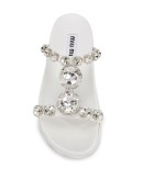 crystal embellished strappy sandals