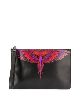 Wings rectangular-shaped clutch