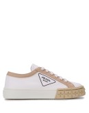 Gabardine low-top sneakers
