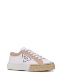 Gabardine low-top sneakers