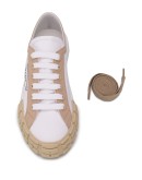 Gabardine low-top sneakers