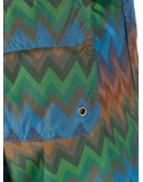 zig-zag pattern swim shorts