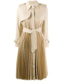 Vino pleated trench coat