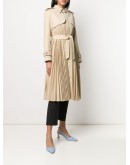 Vino pleated trench coat
