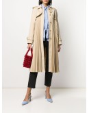 Vino pleated trench coat