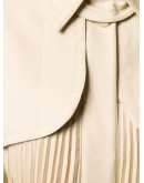 Vino pleated trench coat