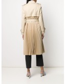 Vino pleated trench coat