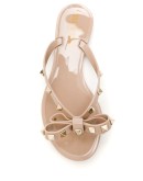 Rockstud bow sandals