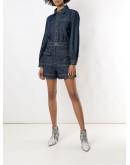 Lamar denim playsuit 