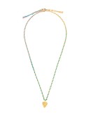 Rainbow Cali braided necklace