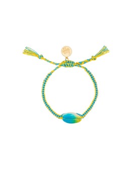 tie-dye shell bracelet
