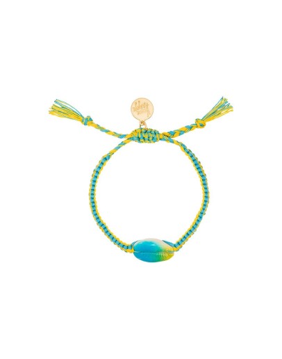 tie-dye shell bracelet