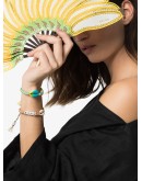 tie-dye shell bracelet