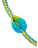 tie-dye shell bracelet