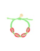 Fantasea shell braided bracelet