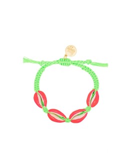 Fantasea shell braided bracelet