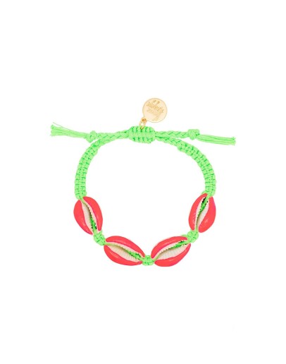 Fantasea shell braided bracelet