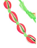 Fantasea shell braided bracelet