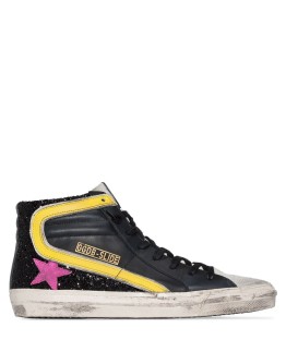 Slide high-top sneakers