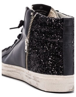 Slide high-top sneakers