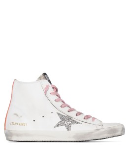 Francy snake-effect trim sneakers