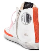 Francy snake-effect trim sneakers