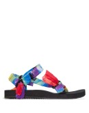 bandana knotted flat sandals