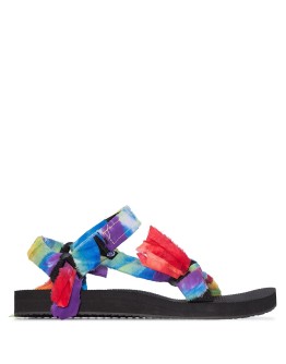 bandana knotted flat sandals