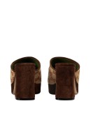 60mm GG mid-heel platform mules