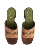 60mm GG mid-heel platform mules