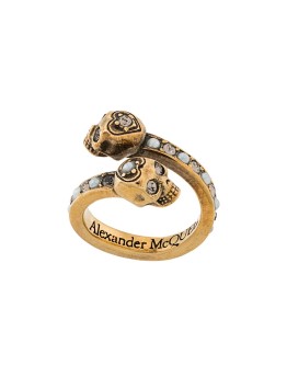 wrap-around skull ring