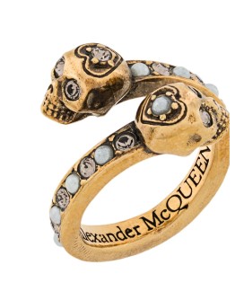 wrap-around skull ring