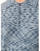 fine-knit polo shirt