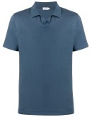 solid-color polo shirt