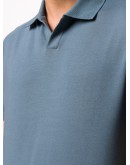 solid-color polo shirt