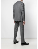 Isaia single-breasted check suit
