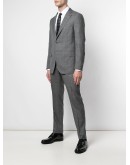 Isaia single-breasted check suit